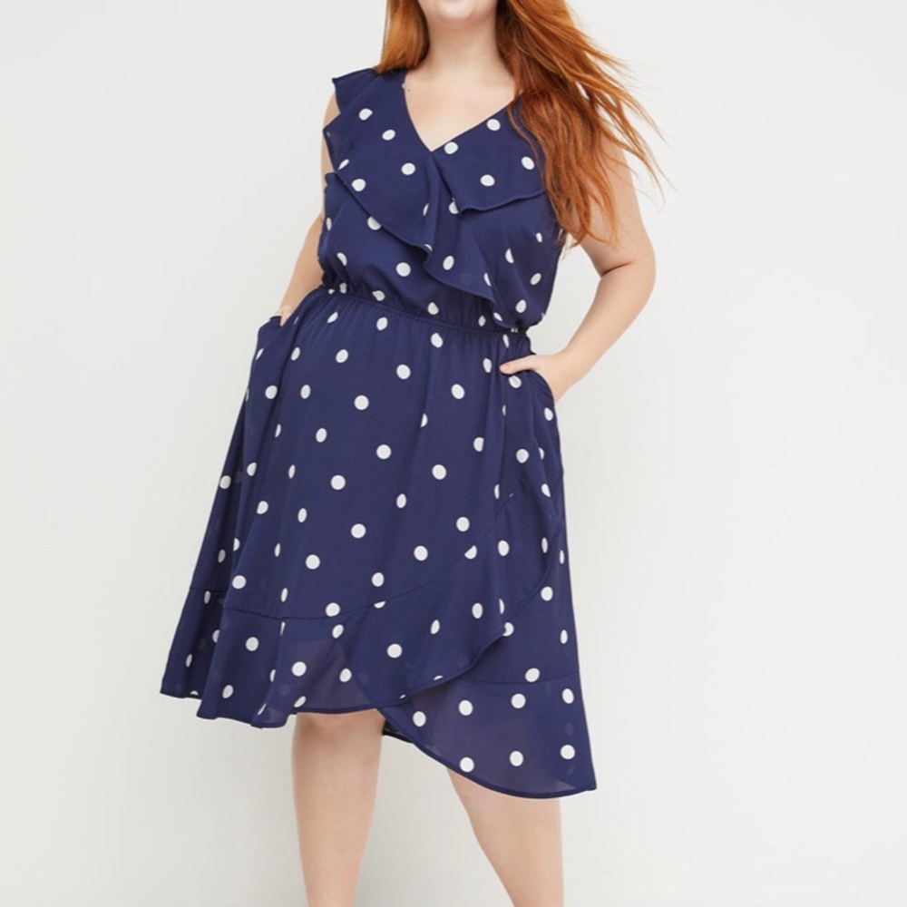 *SALE* Lane Bryant X Beauticurve Ruffle Dress
